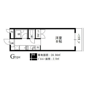 TOMOS岩塚(ヴァンベール名古屋)_216号室_間取図