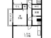 春里ハイツ101間取図