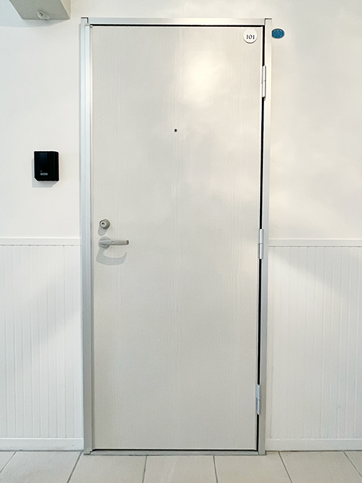 玄関ドアは、白を基調としたシンプルなタイプ_IMG_3361_rth