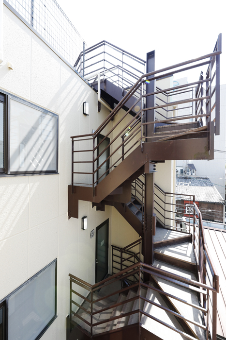 矢場町｜PROSPERTE SATOH｜外観｜3階・4階・屋上への階段_MG_3301