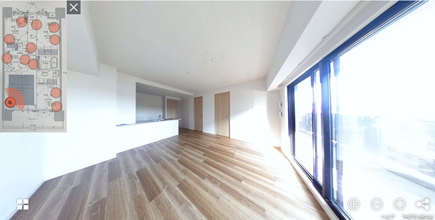 オープンレジデンシア名古屋駅太閤通 603B号室360度
